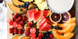آموزش میوه آرایی ساده برای مهمانی و تولد + میوه آرایی پرتقال