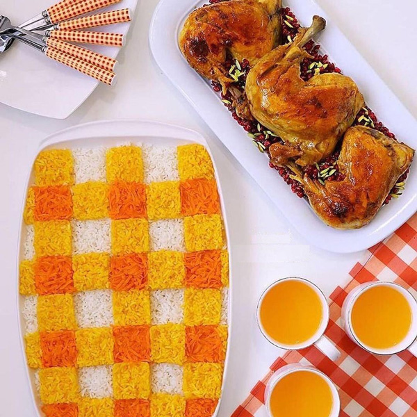تزیین خورشت مرغ ساده تزیین برنج و خورشت مرغ تزیین خورشت مرغ و هویج تزیین خورشت مرغ با سیب زمینی تزیین خورشت مرغ و بادمجان تزیین خورشت مرغ مجلسی راز خوشمزه شدن خورشت مرغ