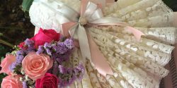 تزیین چادر عروس به شکل قلب و پاپیون در اینستاگرام برای بله برون
