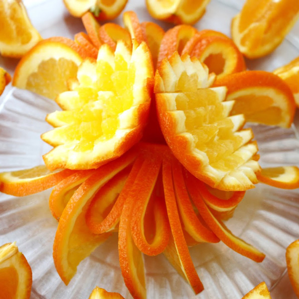 تزیین پرتقال برای مدرسه تزیین پرتقال به شکل پروانه تزیین پرتقال و سیب تزیین نارنگی به شکل قلب تزیین پرتقال به شکل گل تزیین پرتقال شب یلدا