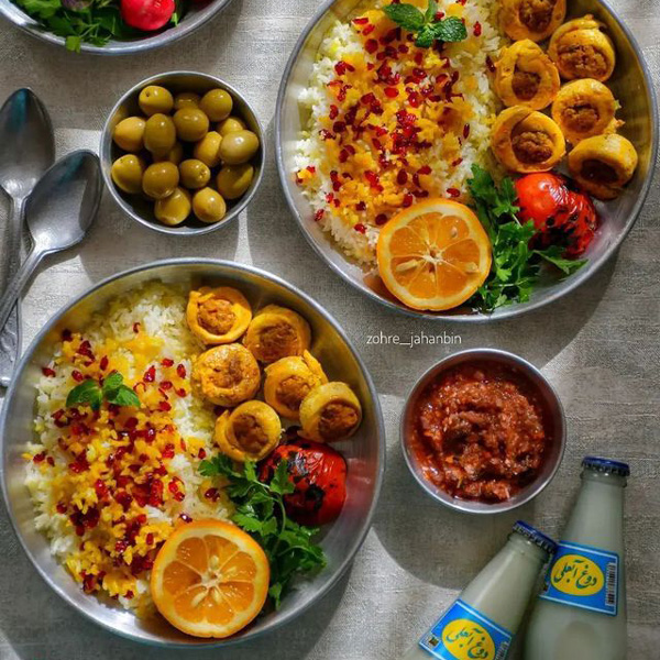 سفره آرایی برنج سفره آرایی ساده سفره آرایی مدرن سفره آرایی میوه سفره آرایی صبحانه سفره آرایی سالاد کانال آموزش سفره آرایی