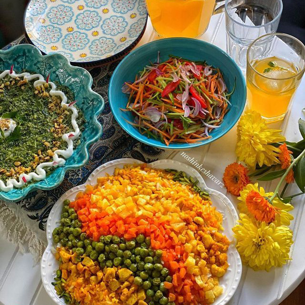 سفره آرایی برنج سفره آرایی ساده سفره آرایی مدرن سفره آرایی میوه سفره آرایی صبحانه سفره آرایی سالاد کانال آموزش سفره آرایی