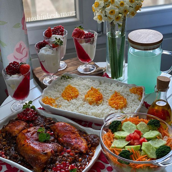 سفره آرایی برنج سفره آرایی ساده سفره آرایی مدرن سفره آرایی میوه سفره آرایی صبحانه سفره آرایی سالاد کانال آموزش سفره آرایی