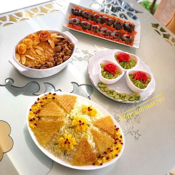 عکس غذاهای خوشگل زیباترین تزیین غذا شیک ترین تزیین غذاهای ایرانی تزیین غذا برای مهمانی تزیین غذای عروس عکس غذای خانگی ایرانی تزیین غذا ساده