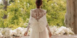 مدل لباس عروس بلند و جدید آستین دار + لباس عروس ایرانی