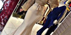 مدل لباس آستین پفی بلند + مدل لباس مجلسی لمه آستین پفی
