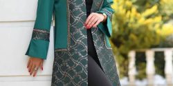 مدل مانتو جلو باز مجلسی و کوتاه + مانتو جلو باز اسپرت و جدید