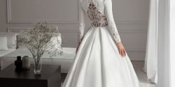 مدل لباس عروس ساده و شیک + لباس عروس ساده جدید و پوشیده