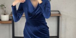 مدل پیراهن مخمل زنانه و بلند + مدل لباس مجلسی مخمل ترکیه