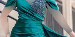 مدل لباس دکلته دخترانه و شیک + لباس دکلته کوتاه عروسکی