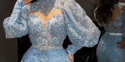 مدل لباس پرنسسی شیک و جدید مجلسی در اینستاگرام