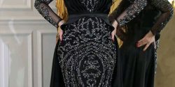 مدل لباس شب پوشیده جدید + لباس شب خاص و پوشیده ایرانی