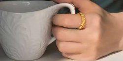 مدل انگشتر طلا ظریف زنانه نگین دار + انگشتر طلا ظریف فانتزی