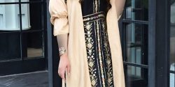 مدل لباس بندری بلند زنانه + مدل لباس بندری گلابتونی بلند و جدید