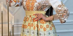 مدل لباس گلدار مجلسی و بلند + مدل لباس با پارچه های گل گلی