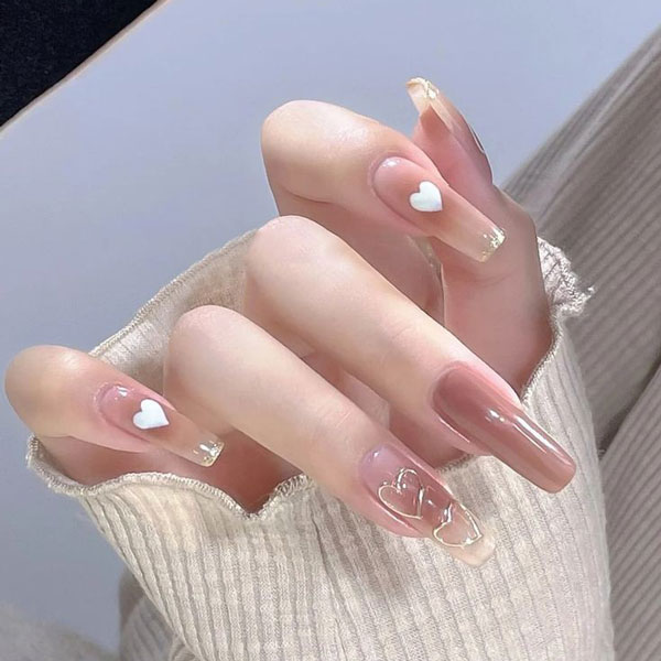 طرح ناخن قلب ساده طرح ناخن قلب فانتزی مدل کاشت ناخن عاشقانه ژلیش ناخن طرح قلب طرح ناخن قلب قرمز طرح ناخن قلب صورتی