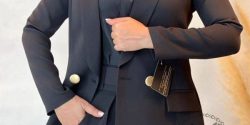 مدل کت و شلوار سایز بزرگ شیک + کت و شلوار زنانه سایز بزرگ