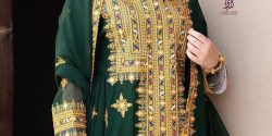 مدل لباس بندری شیک + مدل لباس بندری با گلابتون و ملیله