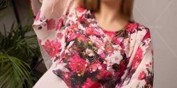 مدل لباس خانگی گلدار اینستاگرام + لباس خانگی با پارچه گلدار