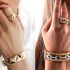مدل دستبند و انگشتر ست طلا با طرح های جدید برای امسال
