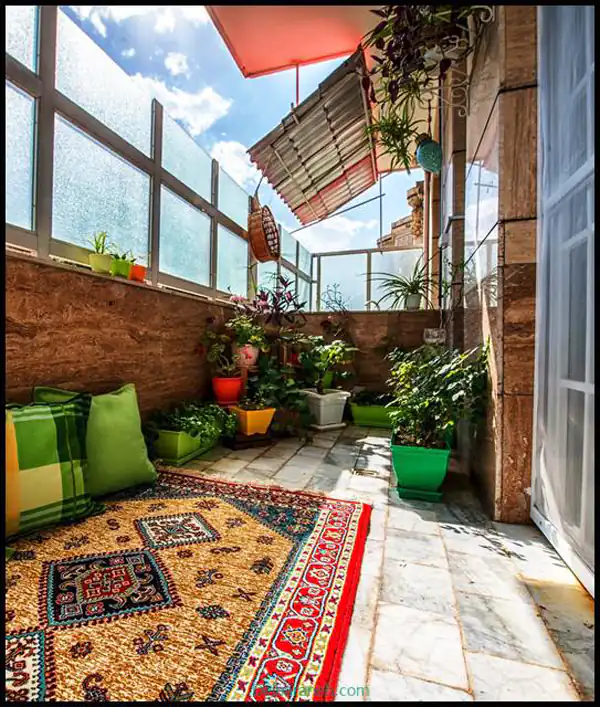 ایده بالکن سنتی