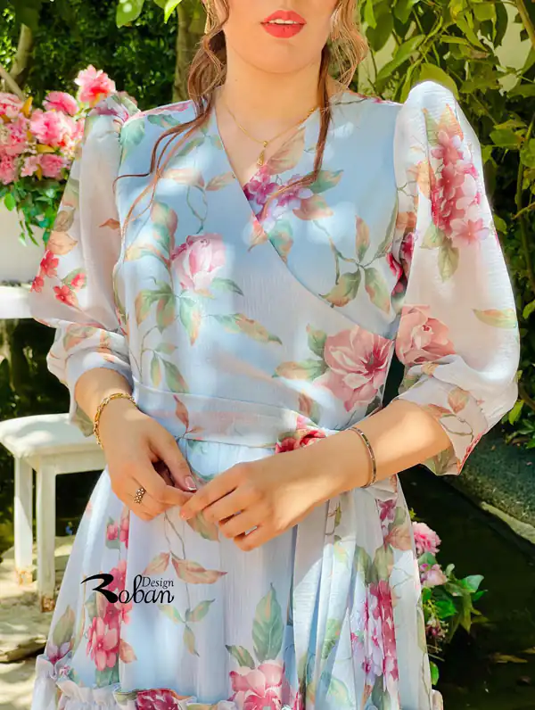 مدل لباس گلدار ایرانی