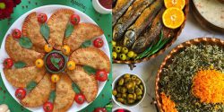 سفره آرایی غذا برای مهمانی + سفره آرایی و تزیین غذا ایرانی