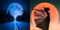 عکس پروفایل ماه دخترونه + عکس ماه در شب برای پروفایل