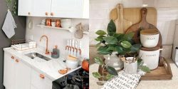 دیزاین آشپزخانه کوچک و مدرن برای خانوم های خوش سلیقه