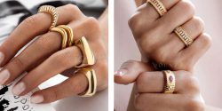 مدل انگشتر طلا ساده در بهترین طرح های درشت و ظریف زنانه