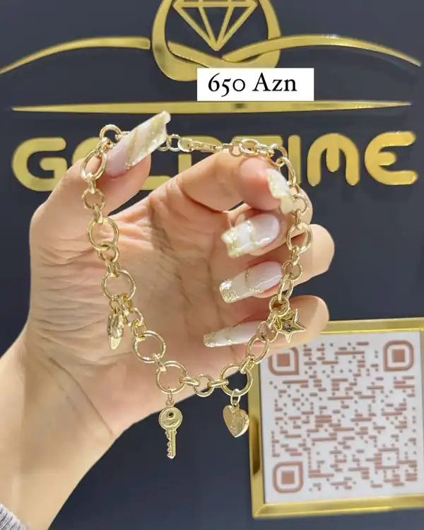 مدل دستبند طلا آویزدار