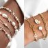 مدل دستبند طلا با مروارید برای دوستداران طرح های خاص و اصیل