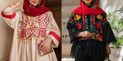 مدل مانتو بخارا دوزی سنتی + مدل مانتو با پارچه بخارا دوزی