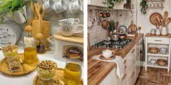 چیدمان آشپزخانه ایرانی ساده برای خانوم های خوش سلیقه