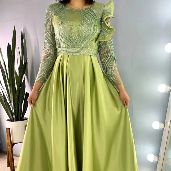 مدل لباس ساتن پوشیده