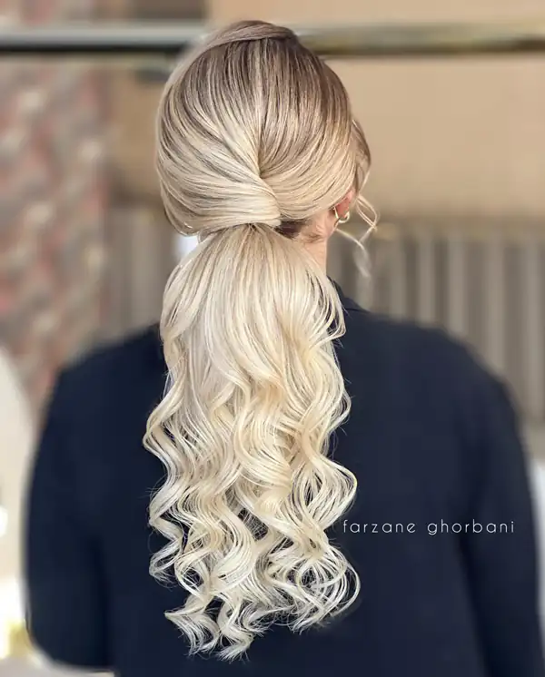 مدل مو ساده باز