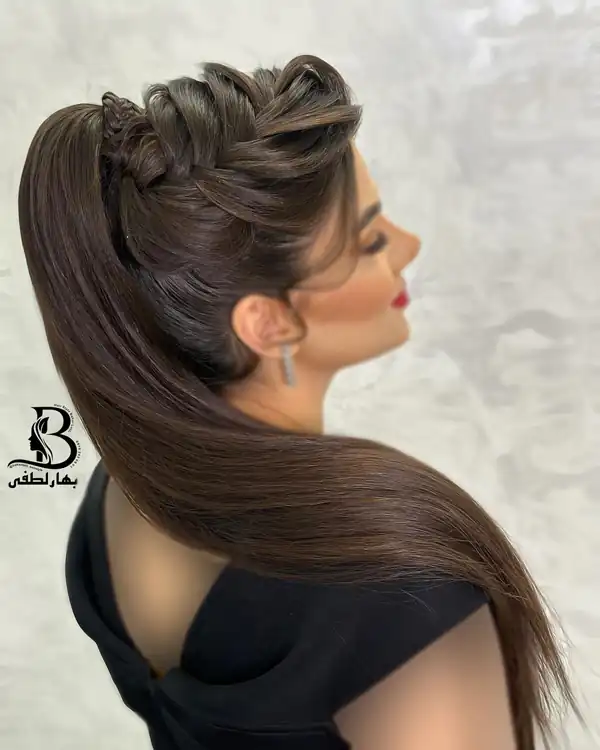 مدل مو ساده باز