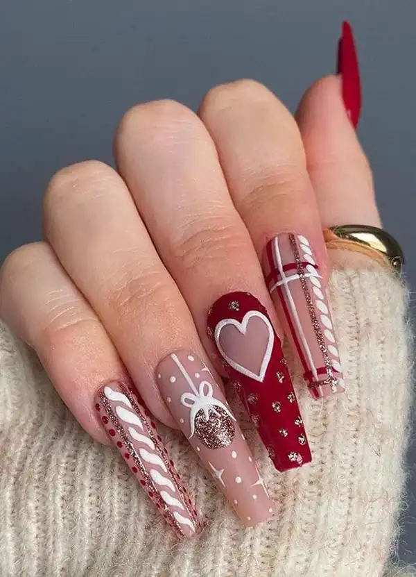 مدل ناخن گلدونی