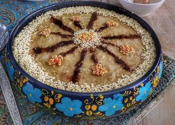 تزیین حلیم مجلسی