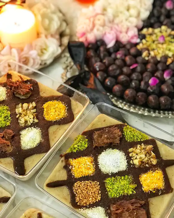 تزیین حلیم مجلسی