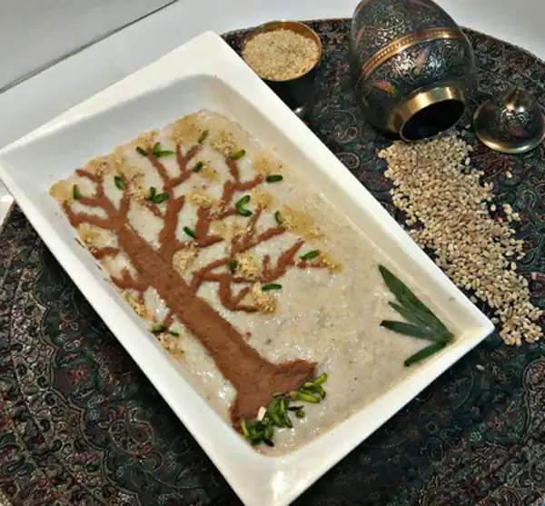 تزیین حلیم مجلسی