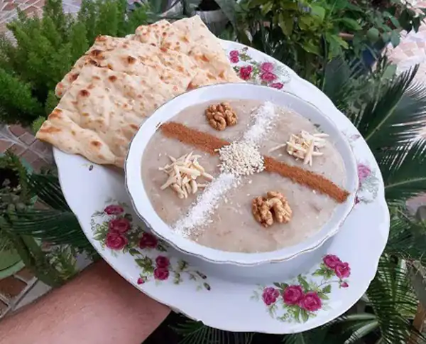 تزیین حلیم مجلسی
