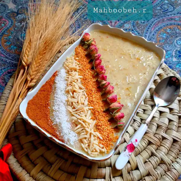 تزیین حلیم مجلسی