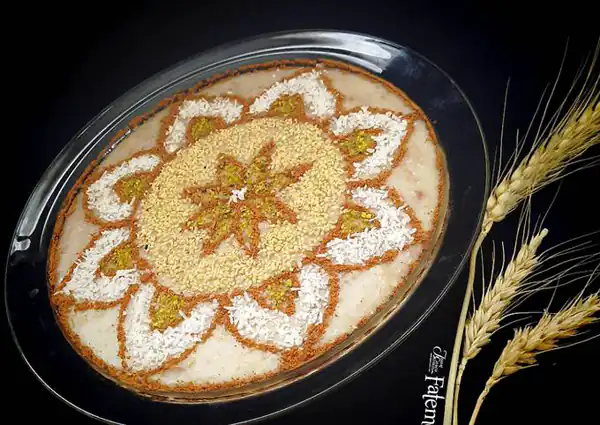تزیین حلیم مجلسی