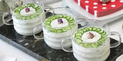 تزیین ماست برای مهمانی و سفره شام با ایده های جدید