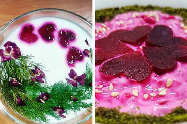 ماست لبو مجلسی طرز تهیه سالاد ماست و لبو طرز تهیه ماست و لبو ماست و لبو نی نی سایت تزیین بورانی لبو طرز تهیه بورانی لبو شمالی خواص ماست و لبو تزیین ماست و اسفناج