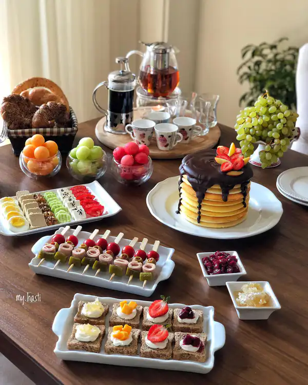 تزیین پنکیک برای کودکان