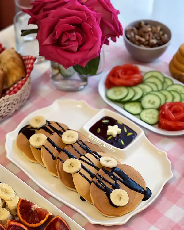 تزیین پنکیک برای کودکان