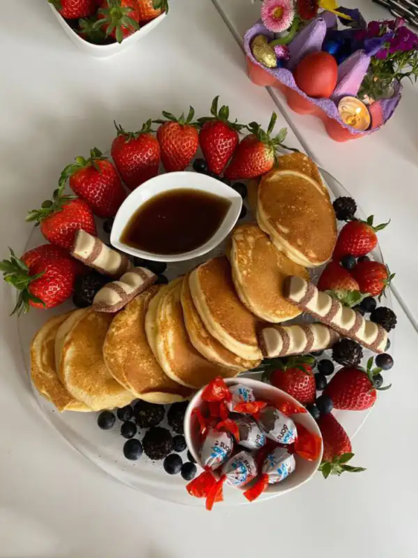 تزیین پنکیک برای کودکان