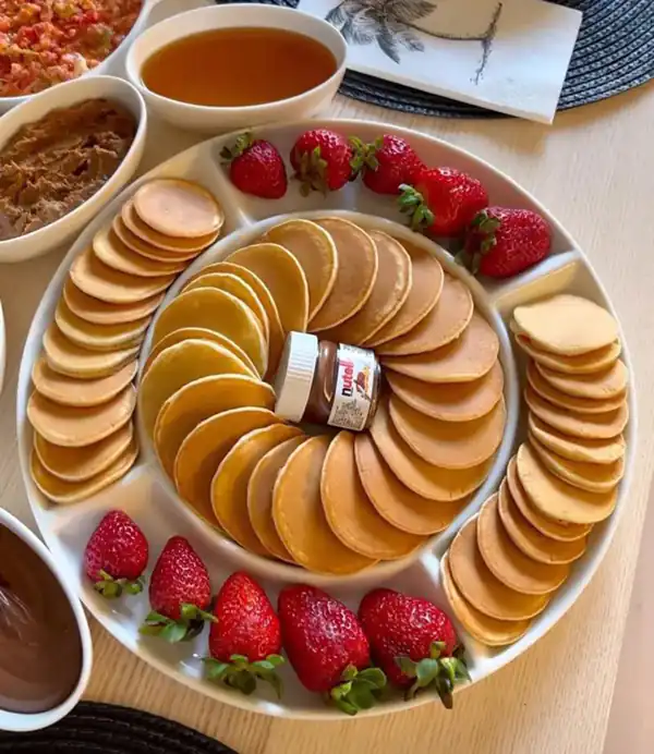 تزیین پنکیک برای کودکان